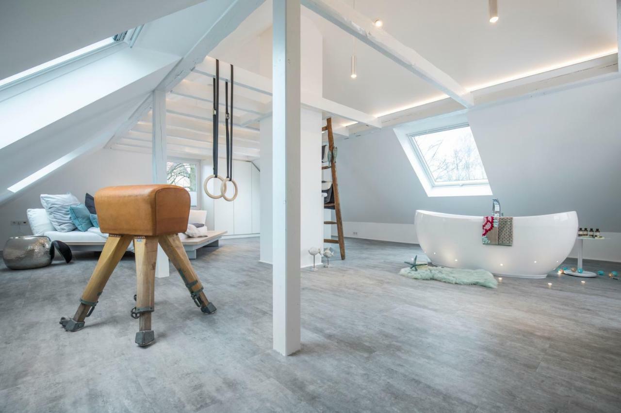 Design-Studiowohnung Haegestrasse Gutersloh Bagian luar foto
